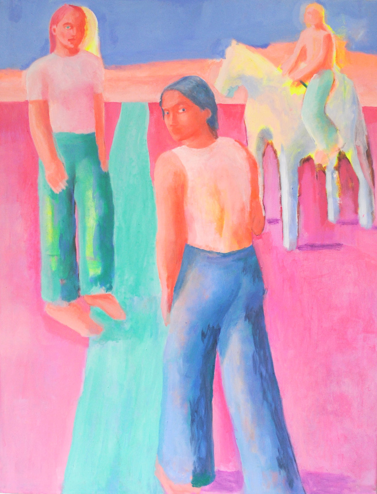 LA RIVIÈRE Huile sur toile, 116x89cm 2024
